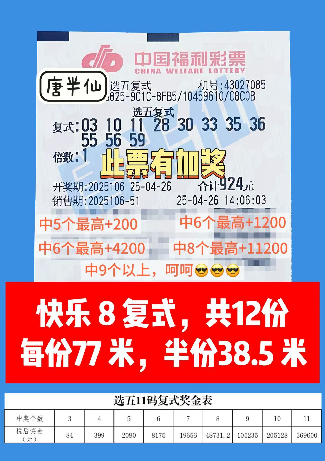复式-19 04月26日实票分享