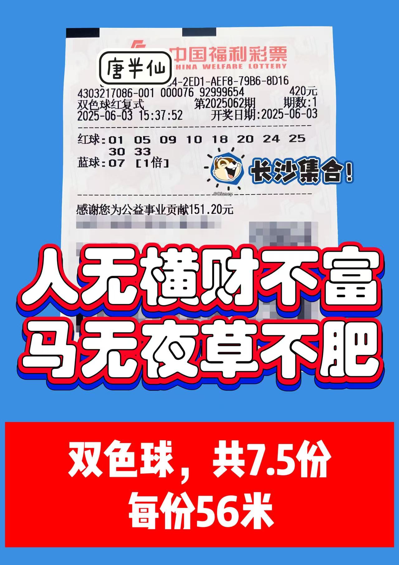 1748938504-双色球 06月03日实票分享