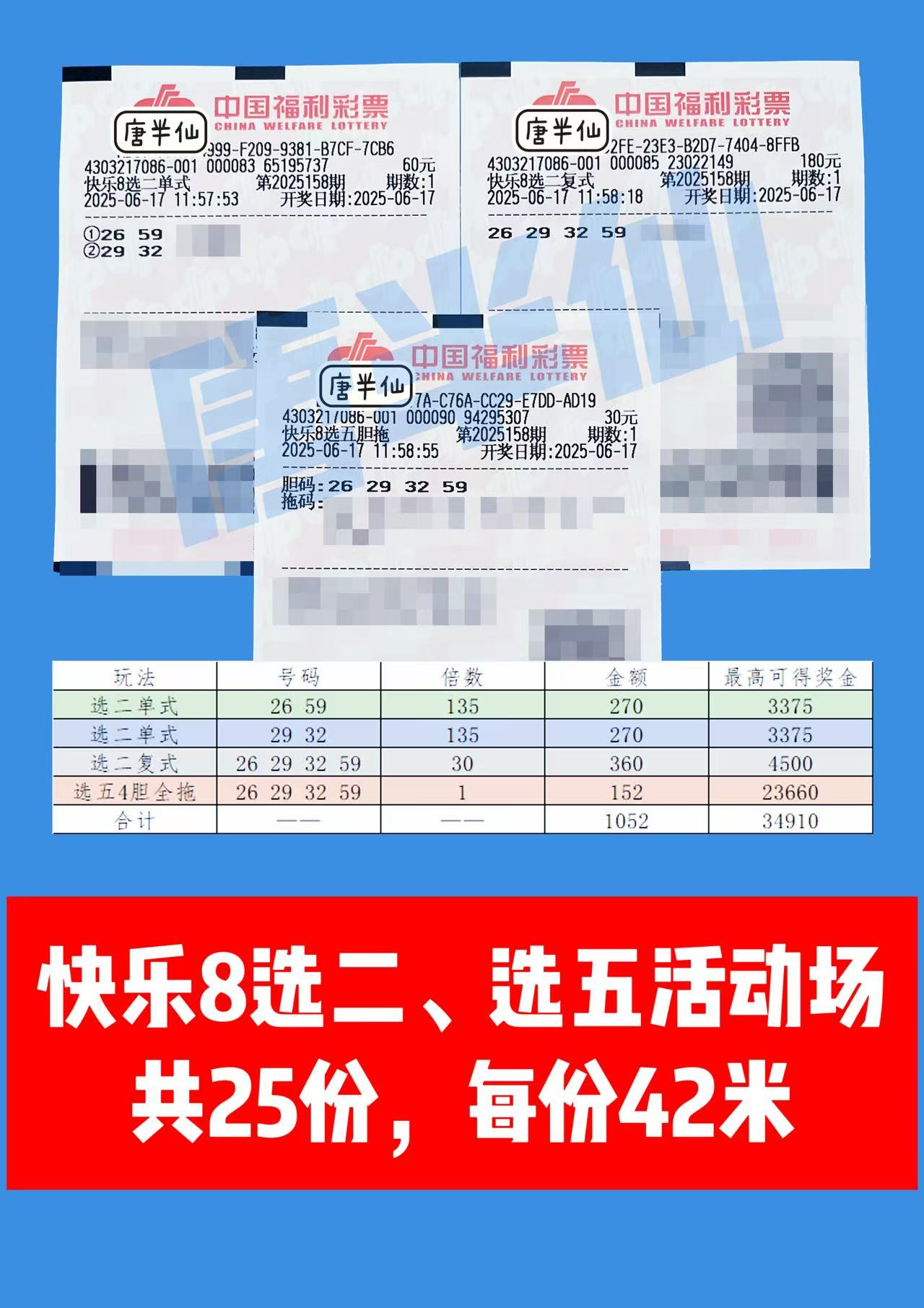 1750135137-选二 06月17日实票分享