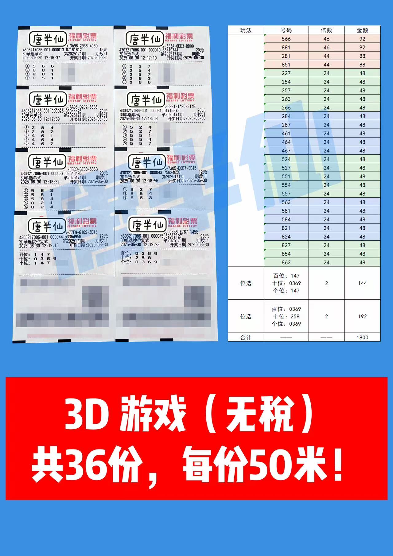 1751261428-3D 06月30日实票分享