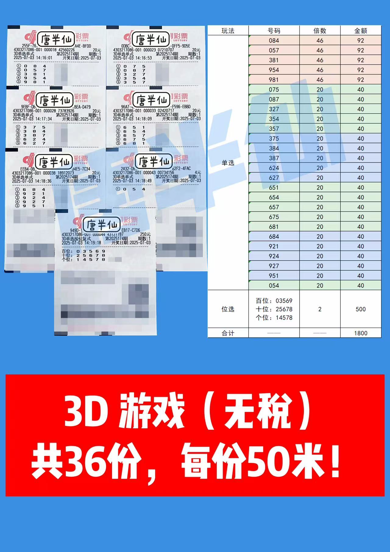 1751525432-3D 07月03日实票分享