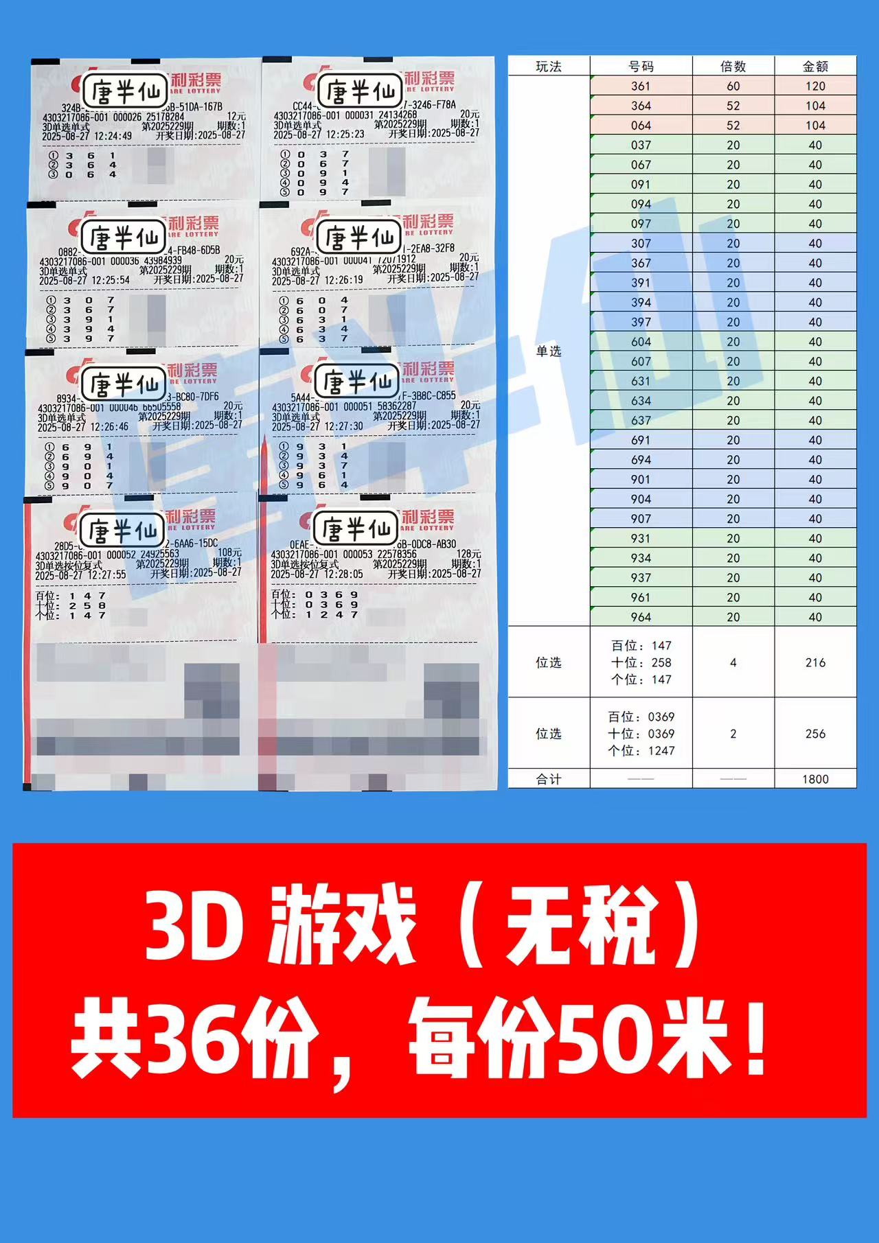 1756269596-3D 08月27日实票分享