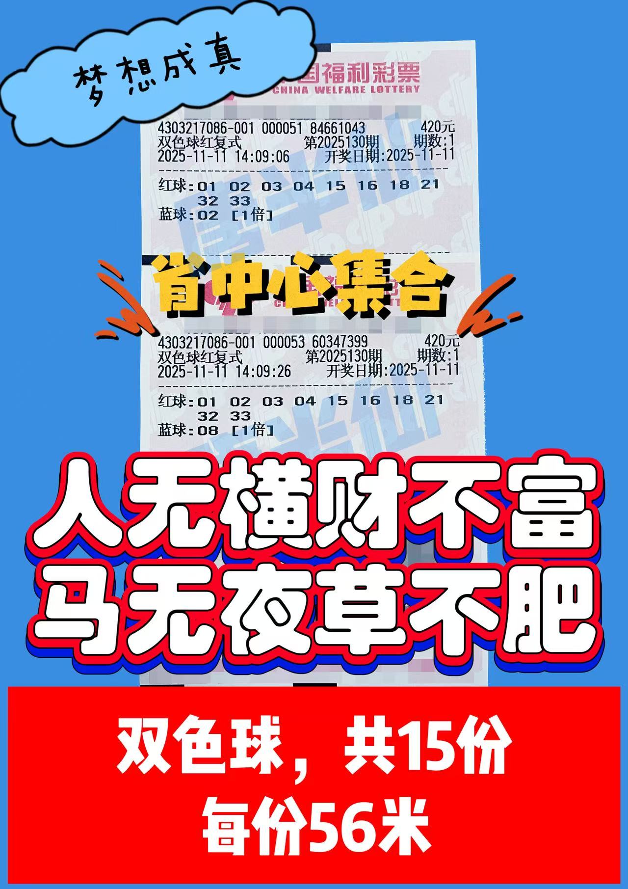 1762843039-双色球 11月11日实票分享