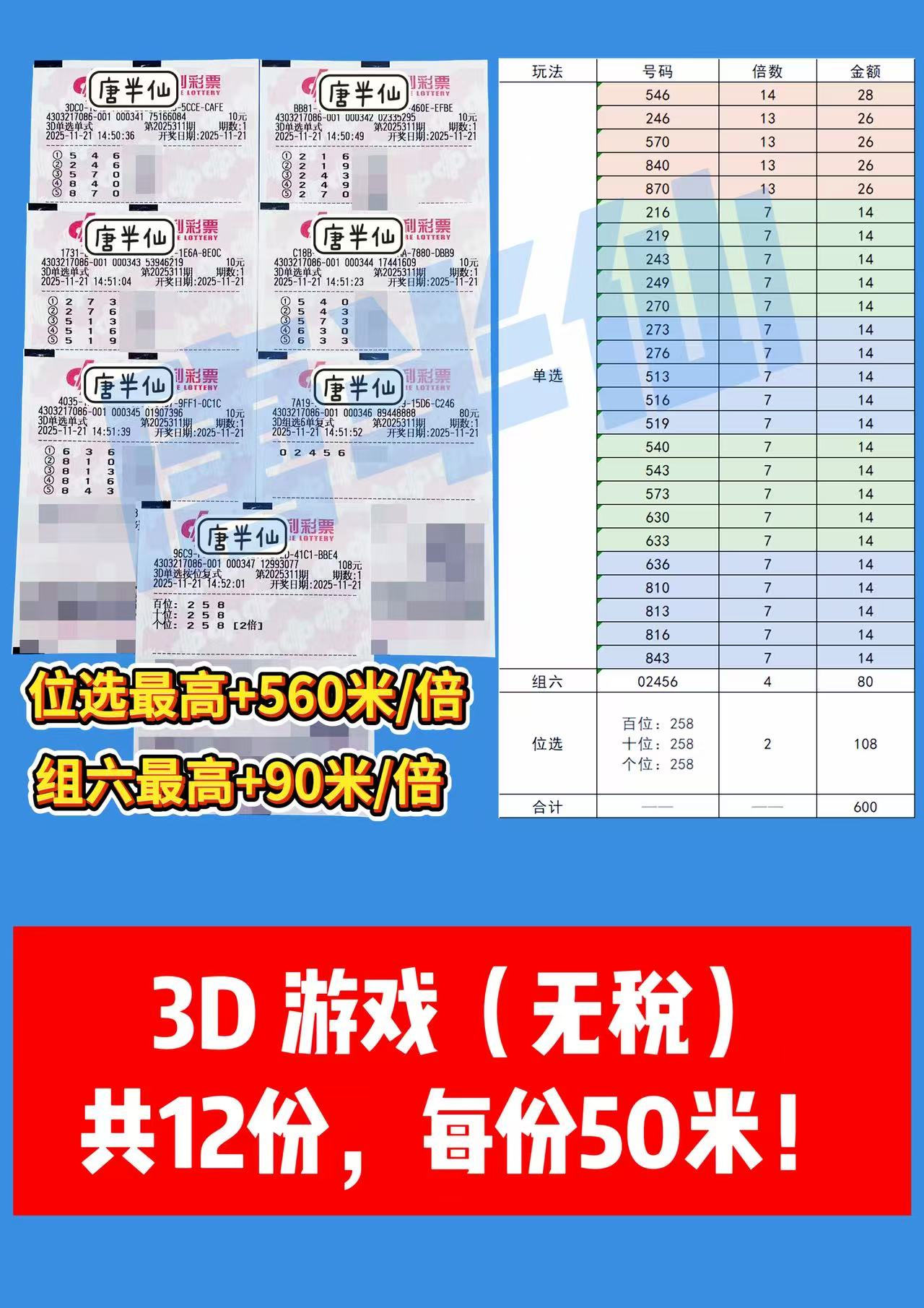 1763709508-3D 11月21日实票分享