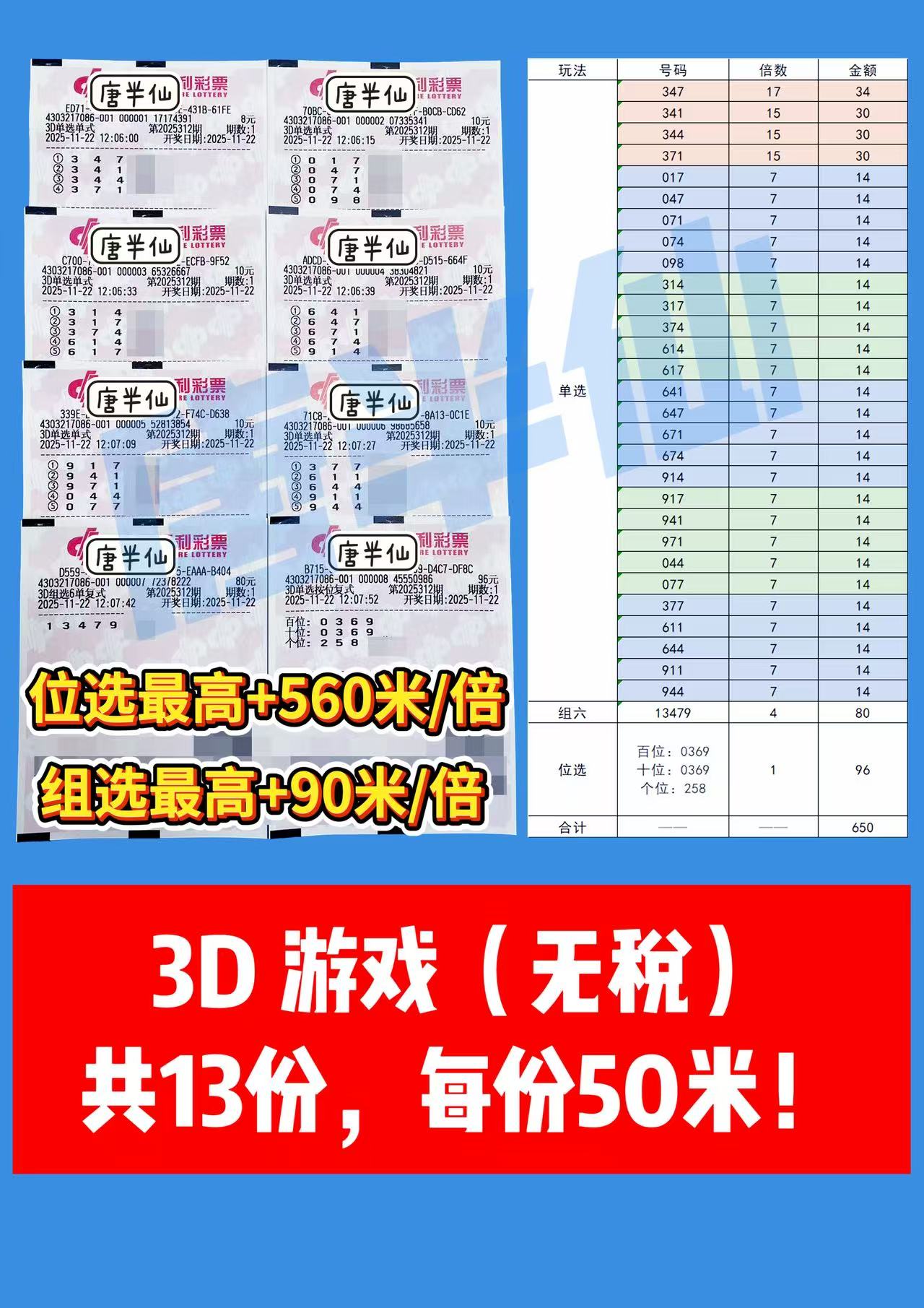 1763790776-3D 11月22日实票分享