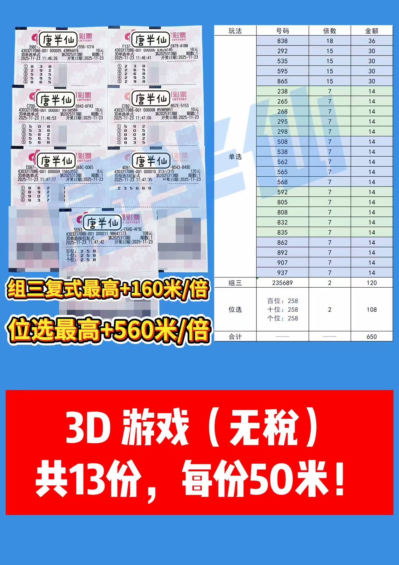 1763874594-3D 11月23日实票分享