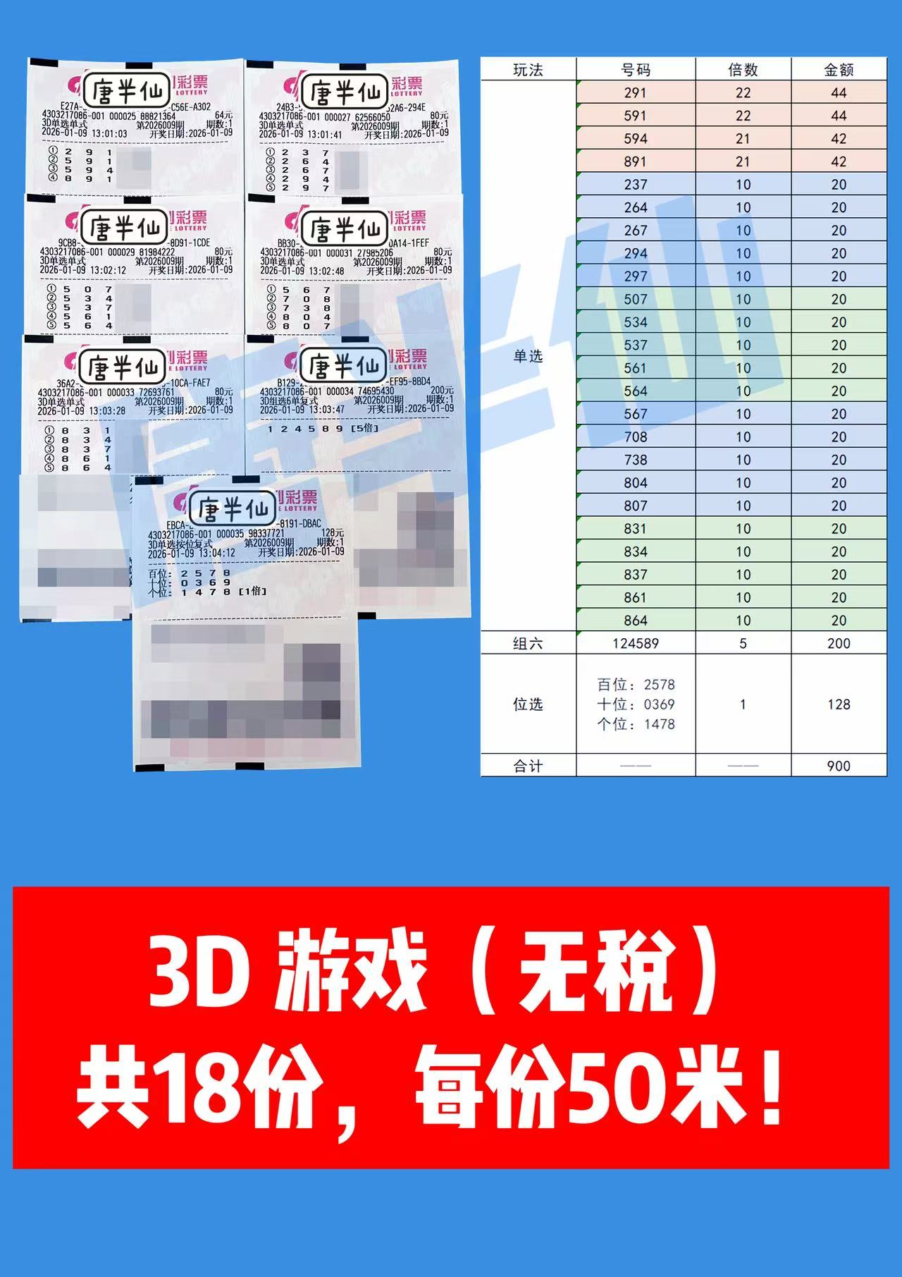1767940345-3D 1月09日实票分享