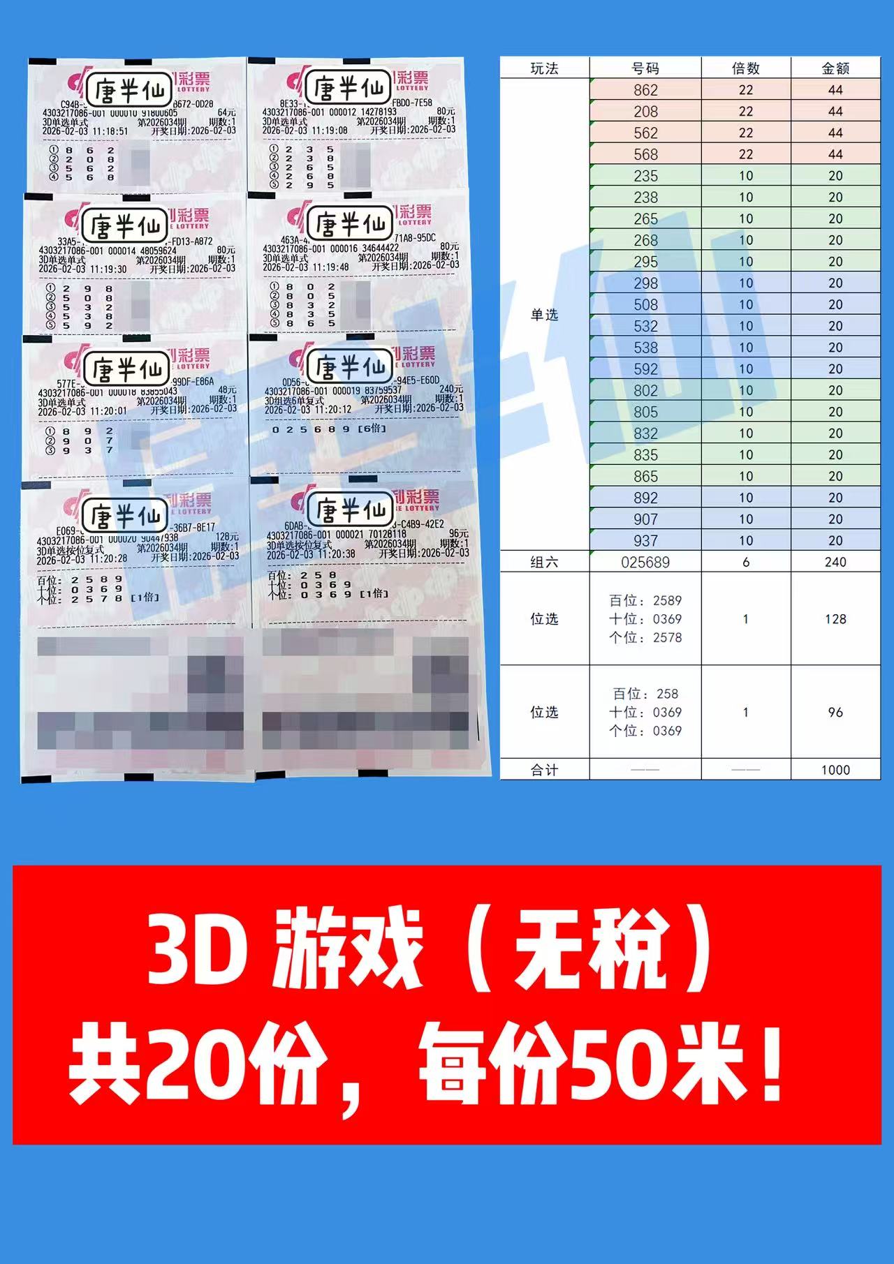 1770089710-3D 2月03日实票分享