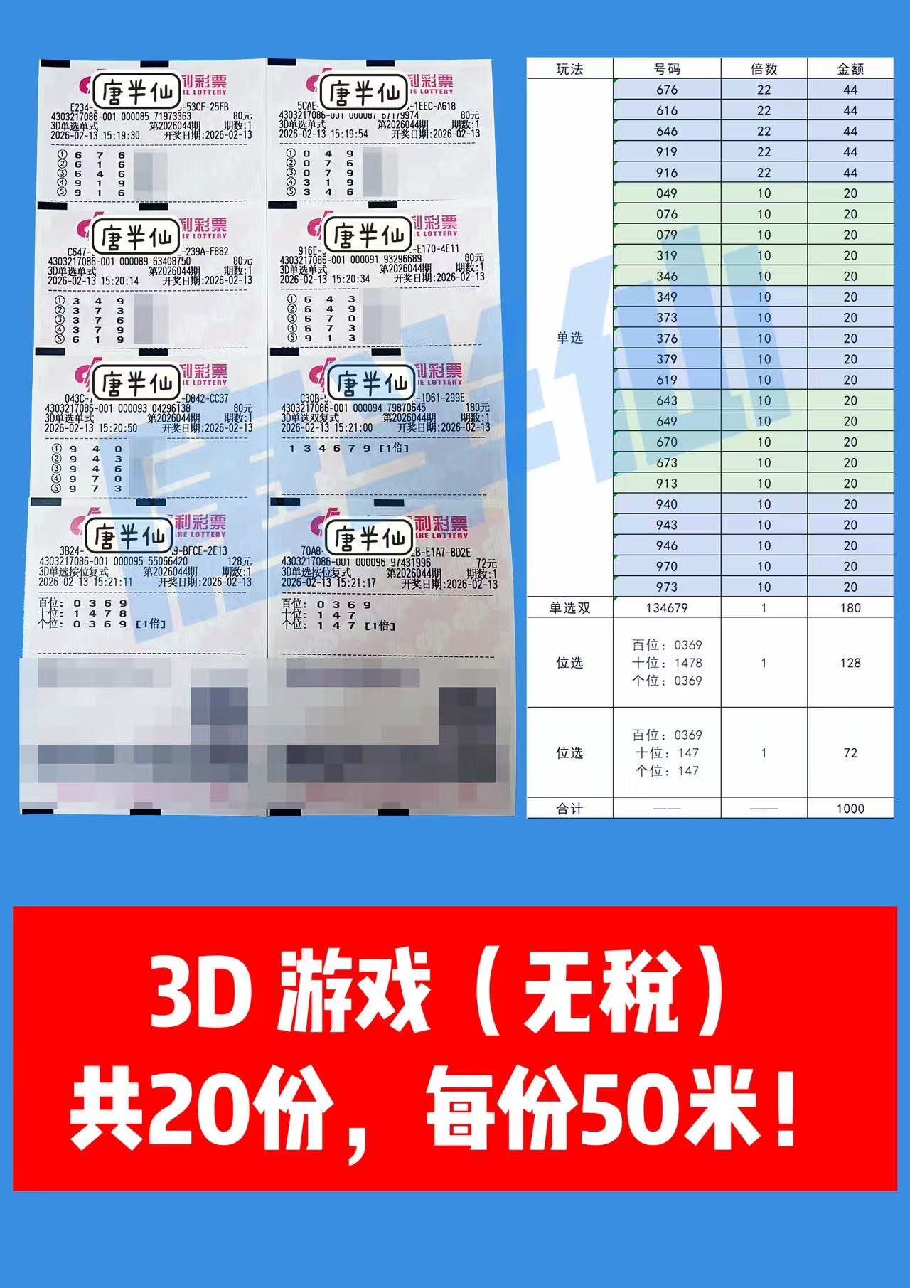 1770968540-3D 2月13日实票分享